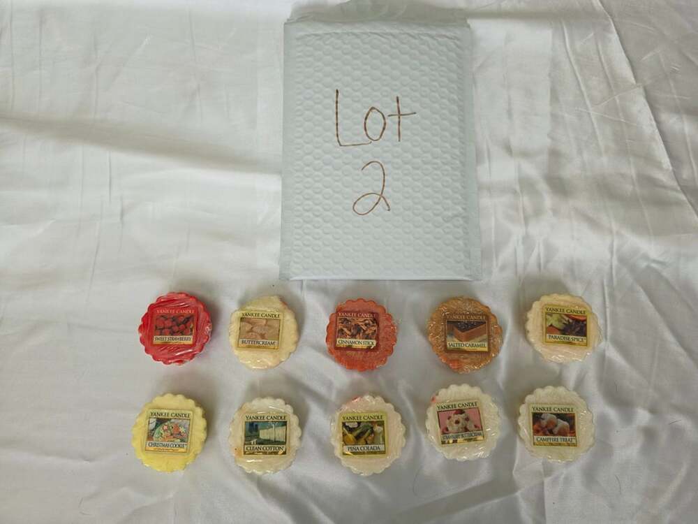 Yankee Candle Tart Wax Melt Mixed Lot of 10 Assorted Scents #2